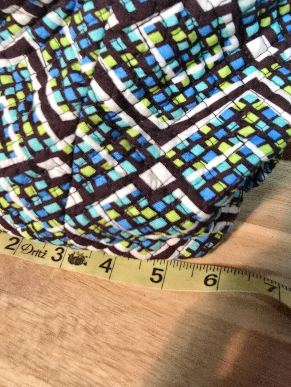 Vera Bradley Geometric Pattern Tote Bag in Blue-Green